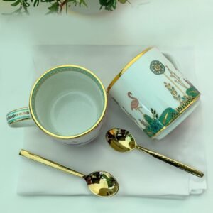 Bundi Mahal’ Tea Cups with Spoon